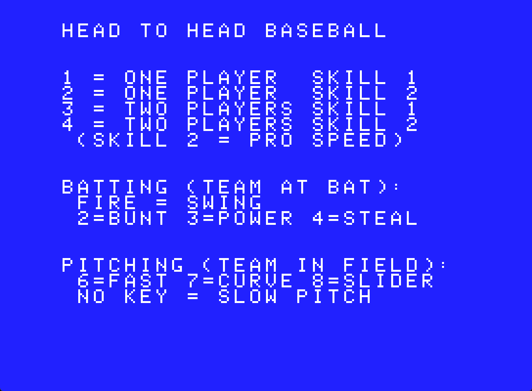 Face to Face Baseball Screenshot 2