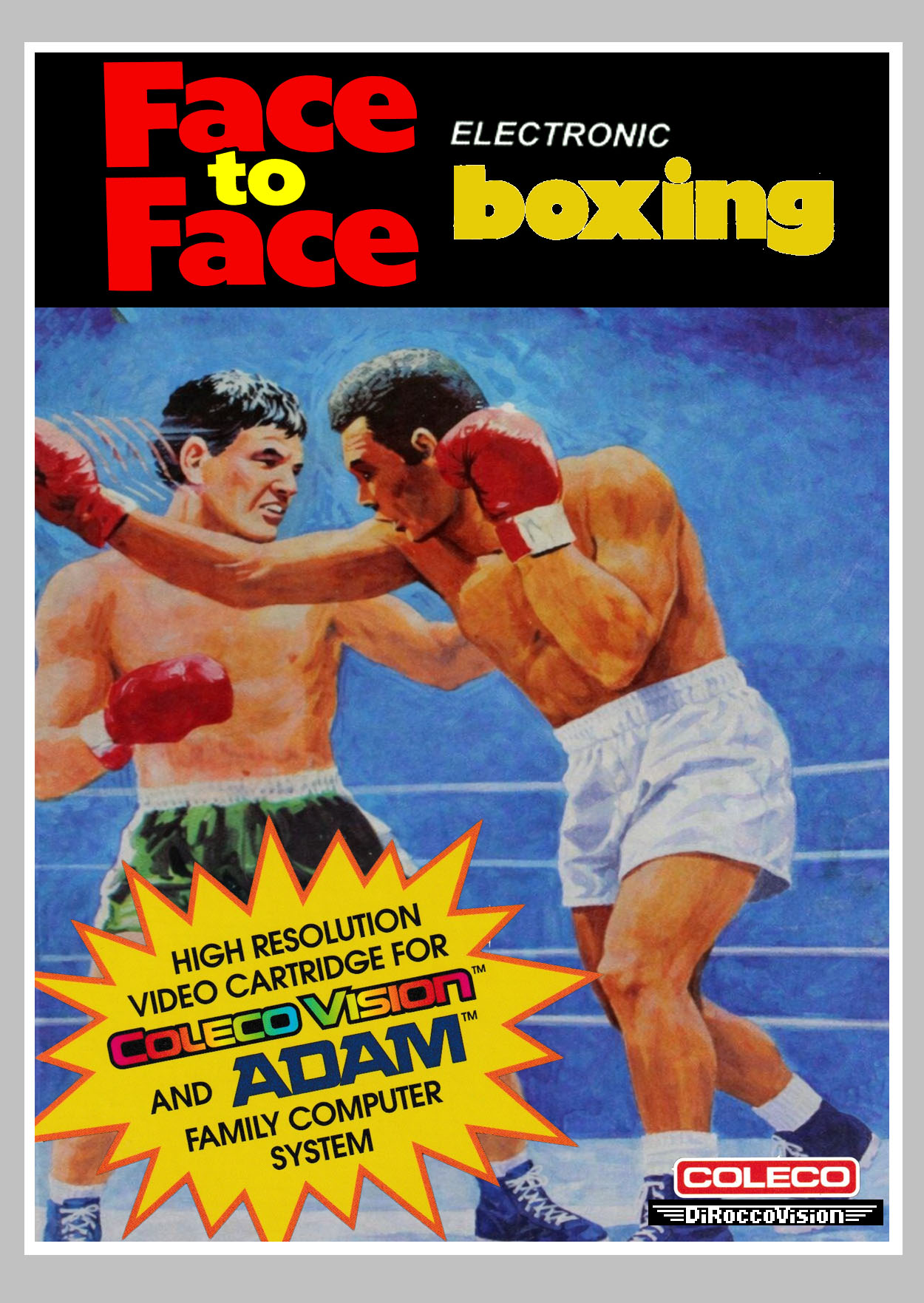Face to Face Boxing box art