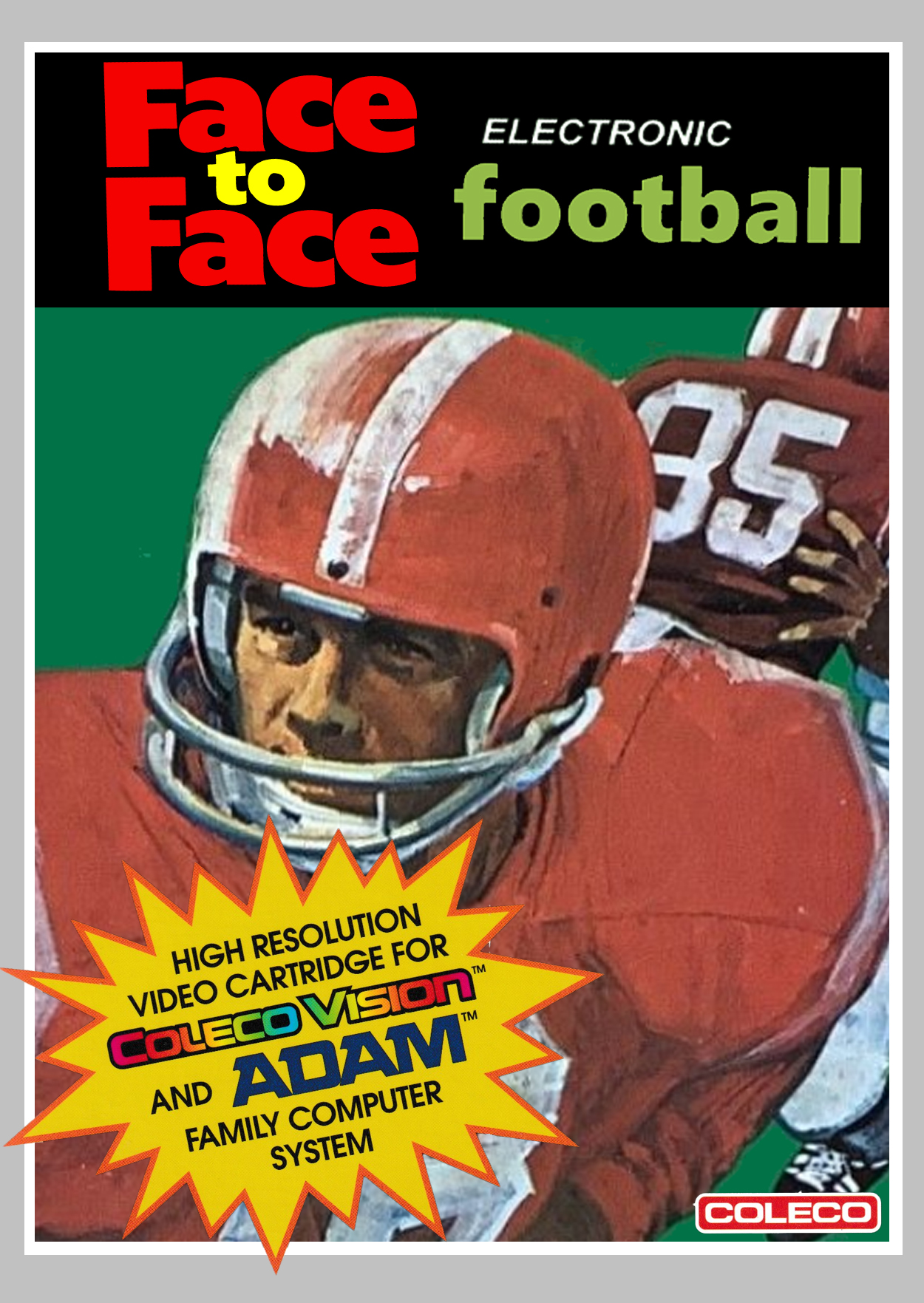 Face to Face Football Box Art