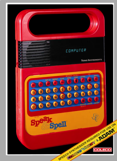 Speak & Spell CV Box Art