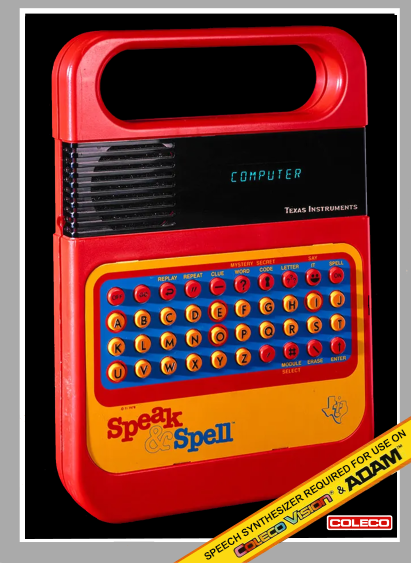 Speak & Spell CV box art