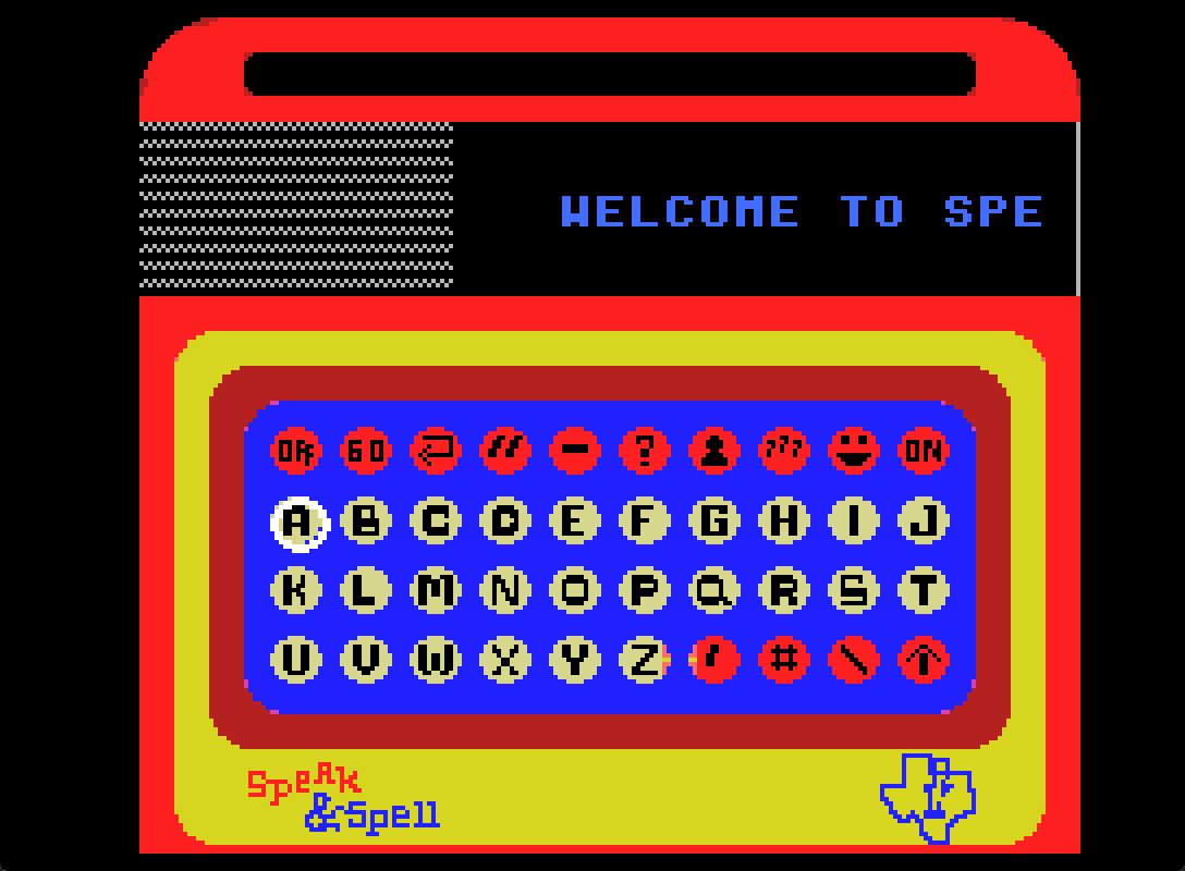 Speak & Spell CV Screenshot 2