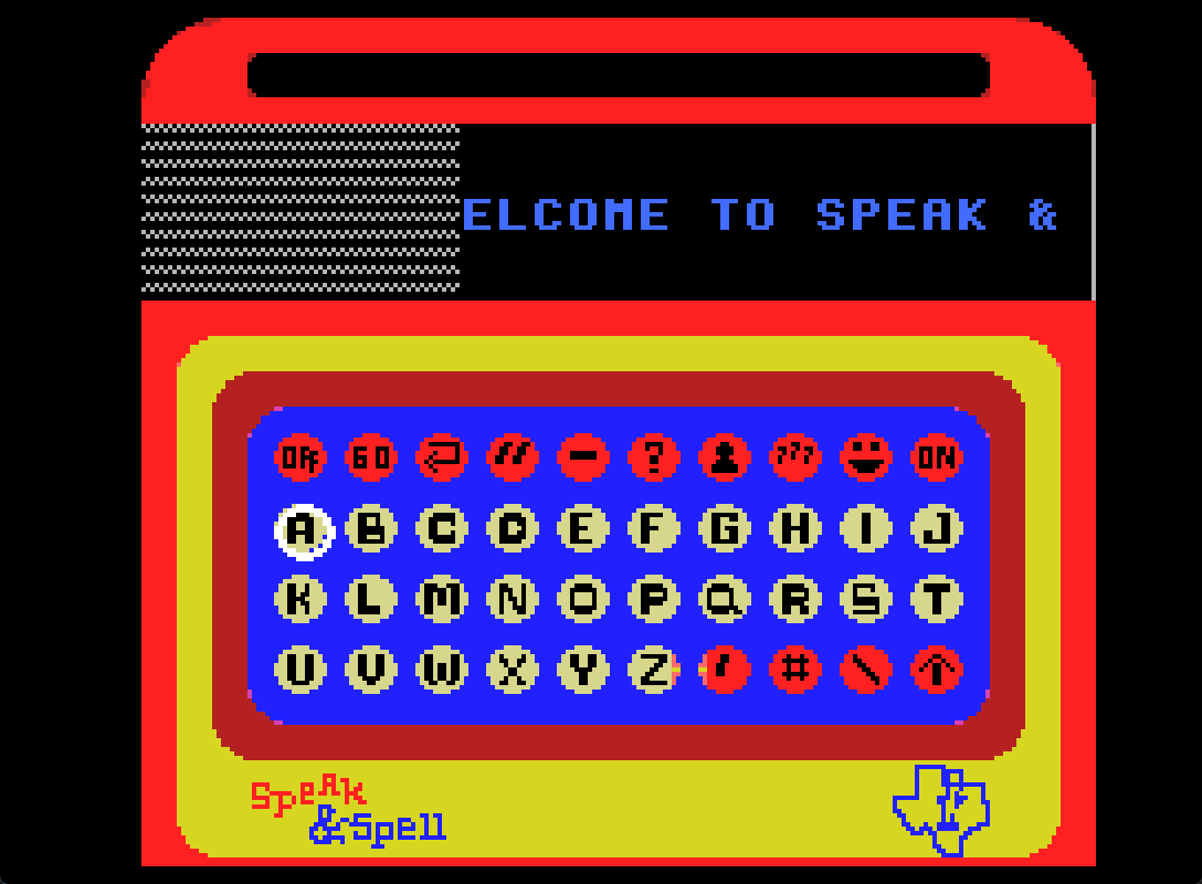 Speak & Spell CV Screenshot 3