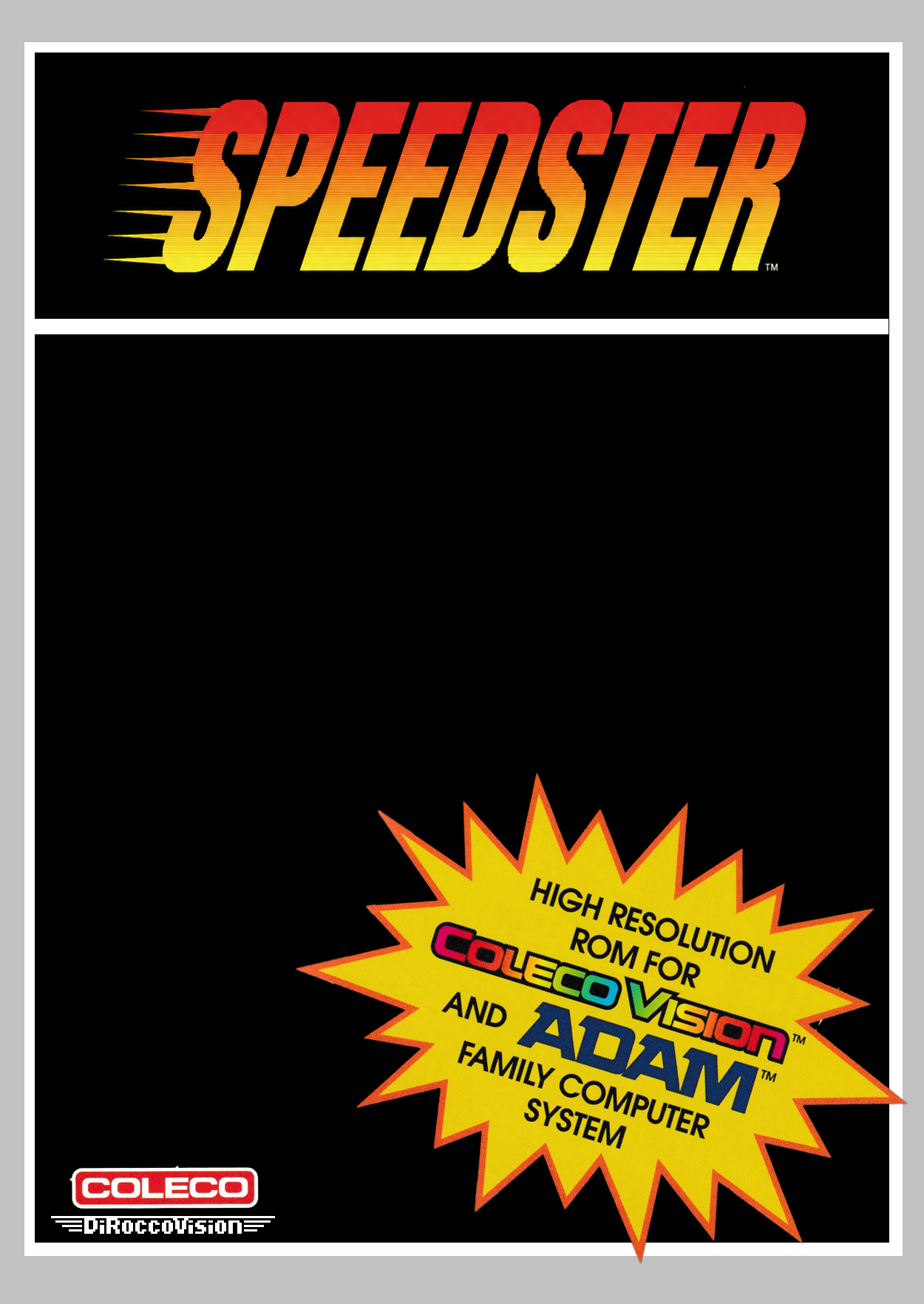 SPEEDSTER Box Art